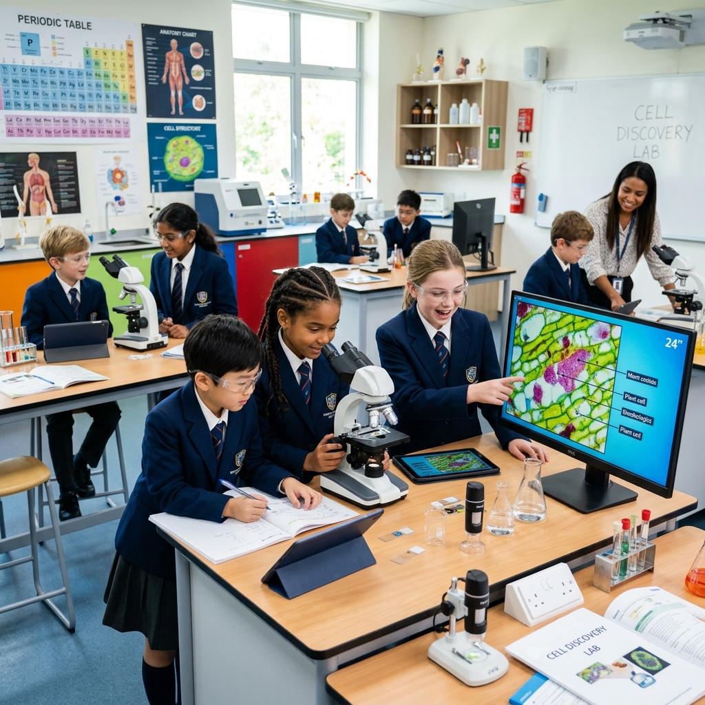 Primary school laboratory